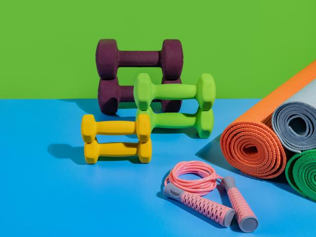 color fitness gear