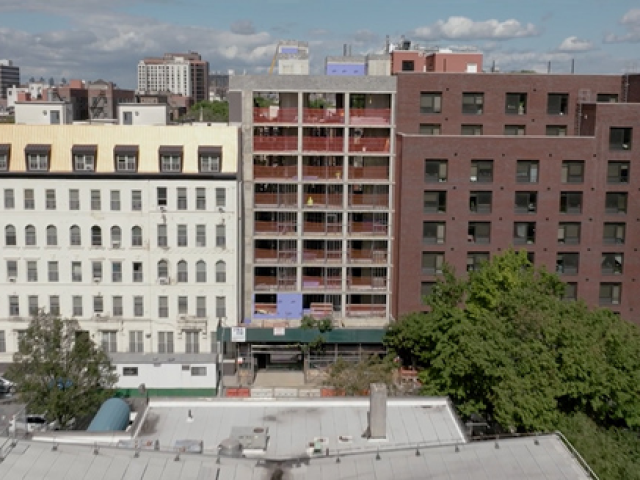 Picture of houses in Harlem