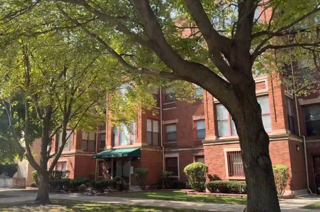 Exterior photo of Geneva Gables Apartments