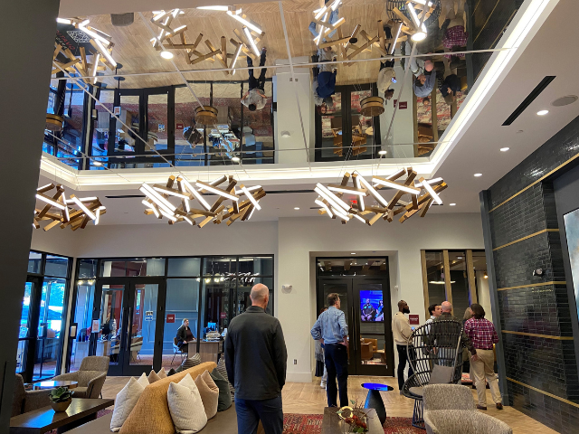 Lobby at Ovation at Arrowbrook