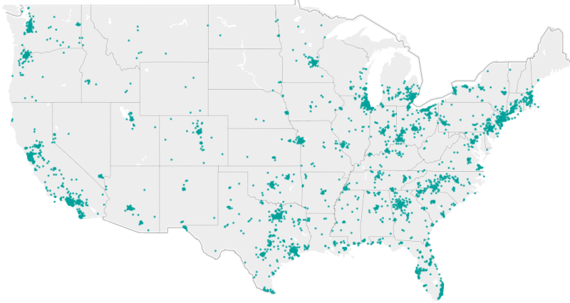 Heat Map for SBL deals