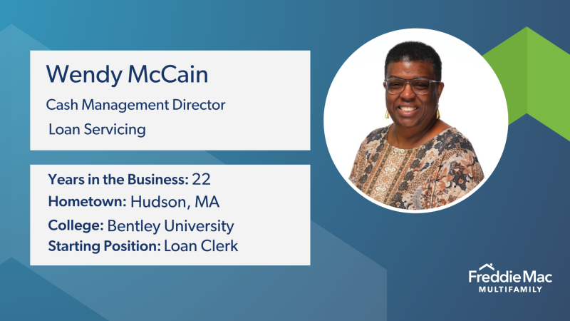 Wendy McCain Freddie Mac Multifamily All Star Card