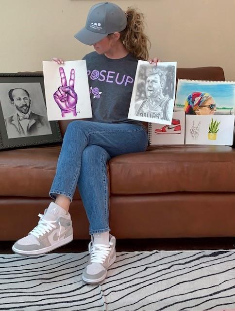 Megan Felch and her drawings