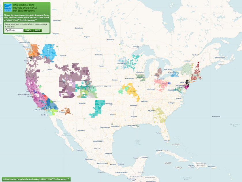 Picture of Energy Star Utility Map