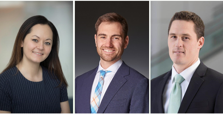 Luba Kim-Reynolds, Corey Aber and Justin Thomson